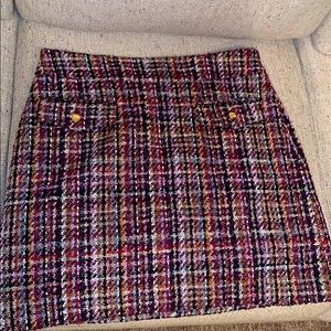 NWT Size 8 LOFT Tweed Skirt